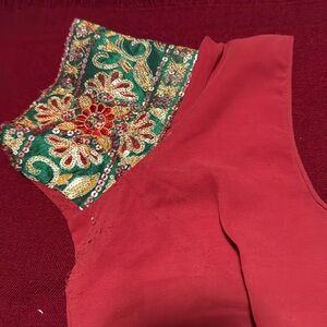 Only blouse with embroidery work